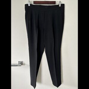 Aritzia Babaton Cohen Elasticized Waist, Cropped Pant, Black, Size 6